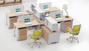 龙台家具厂 专业供应办公桌、卡座与安防工程设备